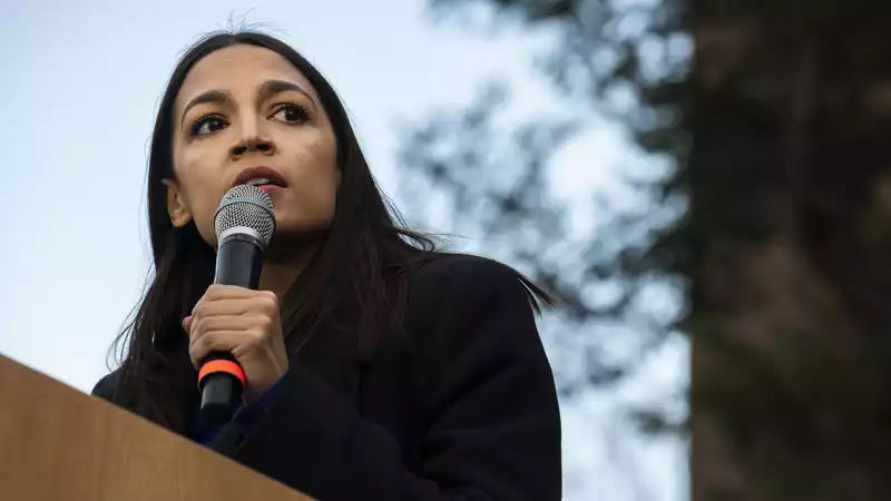 Alexandria Ocasio-Cortez Calls Out Hypocrisy of "Blue Lives Matter" After Capitol Attack