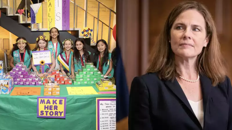 Girl Scout Twitter account deletes tweet congratulating Amy Coney Barrett after criticism