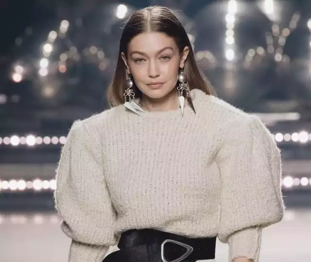 Gigi Hadid was pregnant for "several months" during Fashion Month.