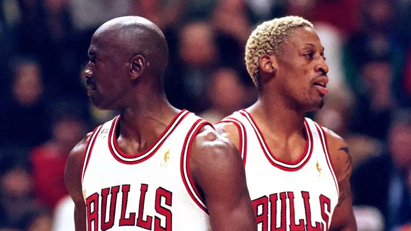 Is Dennis Rodman thinking about "The Last Dance"?