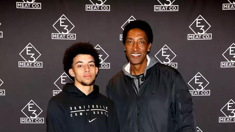 Scottie Pippen's son, Scottie Pippen Jr. follows in his father's footsteps