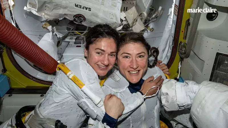 24 hours in space with astronauts Christina Koch and Jessica Mir