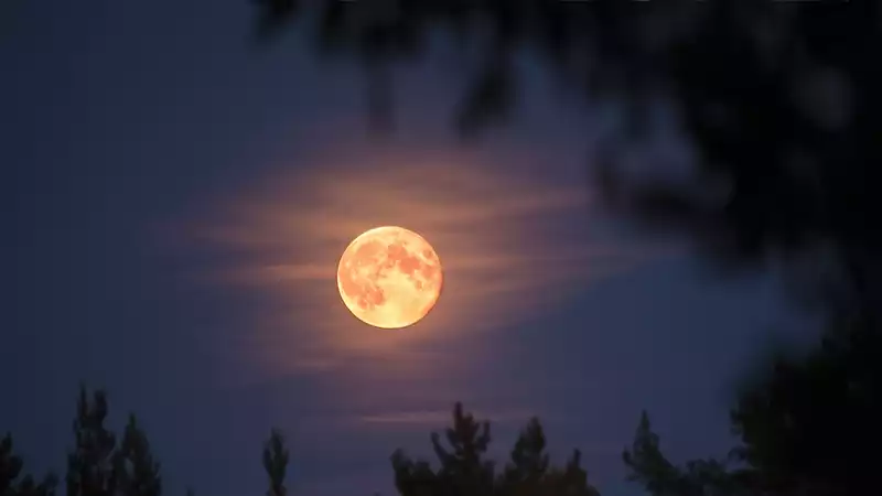 Super pink moon visible tonight