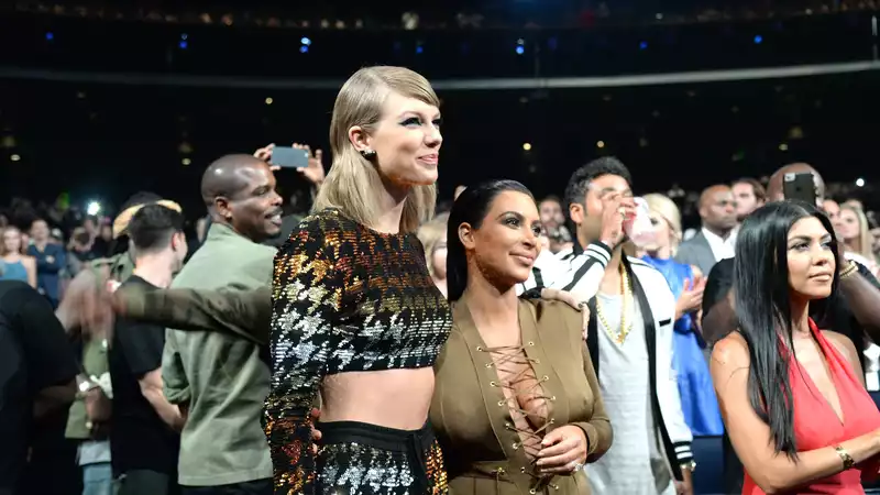 Taylor Swift and Kim Kardashian Fight on Social Media Over Leaked "Famous" Video