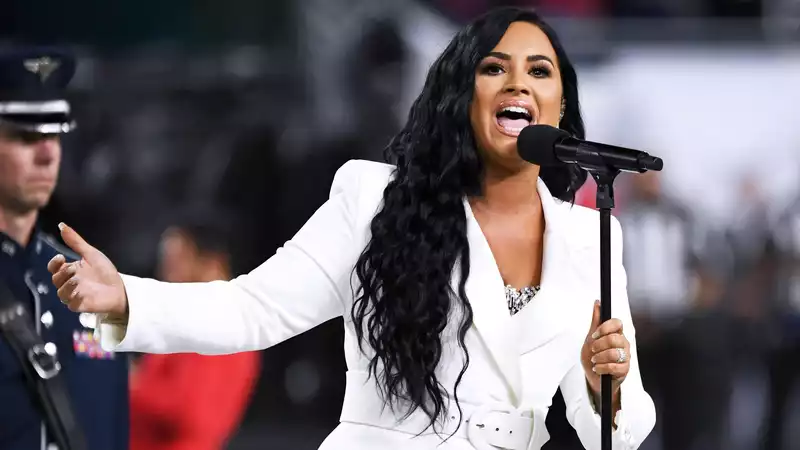 Demi Lovato's National Anthem Performance Makes Super Bowl History