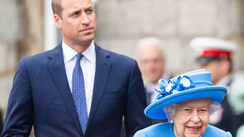 Prince William reacts to the death of his 96-year-old queen.