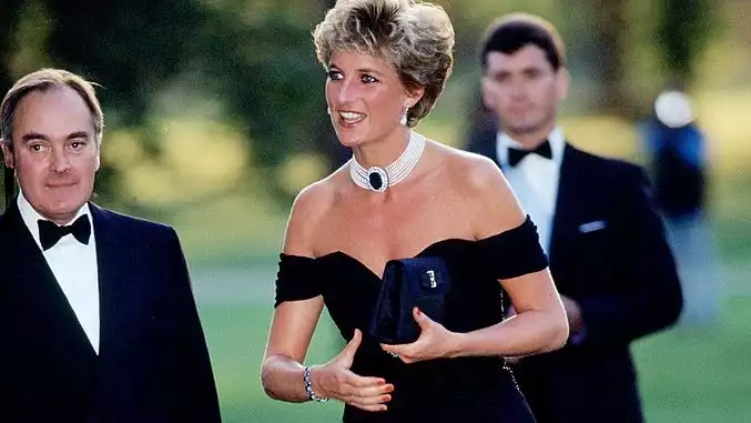 Princess Diana's iconic "revenge dress" was apparently white.