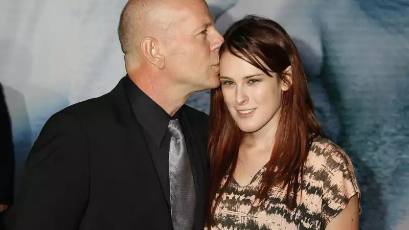 Rumer Willis shares touching photo of Bruce Willis and his first grandchild