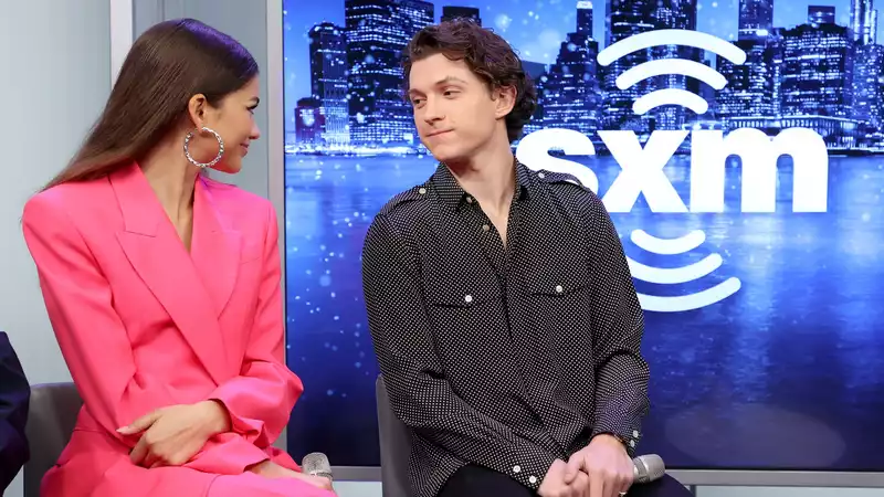 Tom Holland Says Zendaya "Had a Lot to Put Up With" While Filming "The Crowded Room"