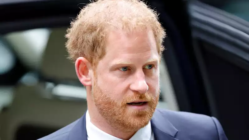 Prince Harry discusses rumors about James Hewitt's paternity.