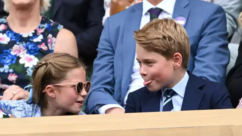 Prince George and Princess Charlotte Break Wimbledon Rules Yesterday