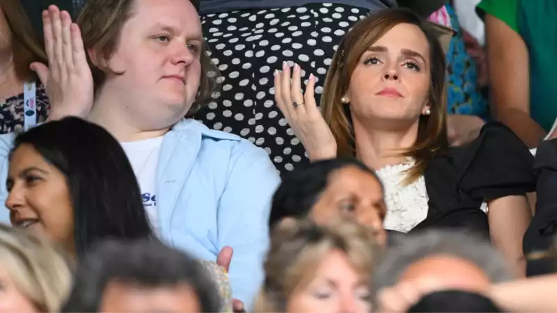 People Go Crazy for Emma Watson and Luis Capaldi's "Unexpected and Dusty" Moment at Wimbledon