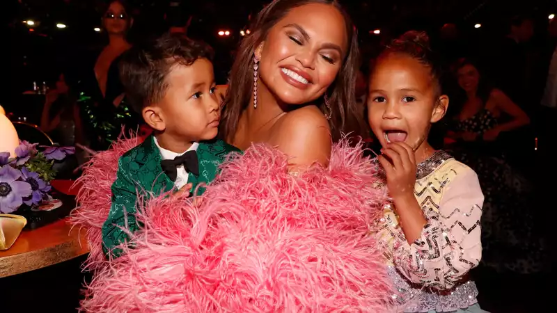 ICYMI, Chrissy Teigen and John Legend's four children in matching outfits on July 4