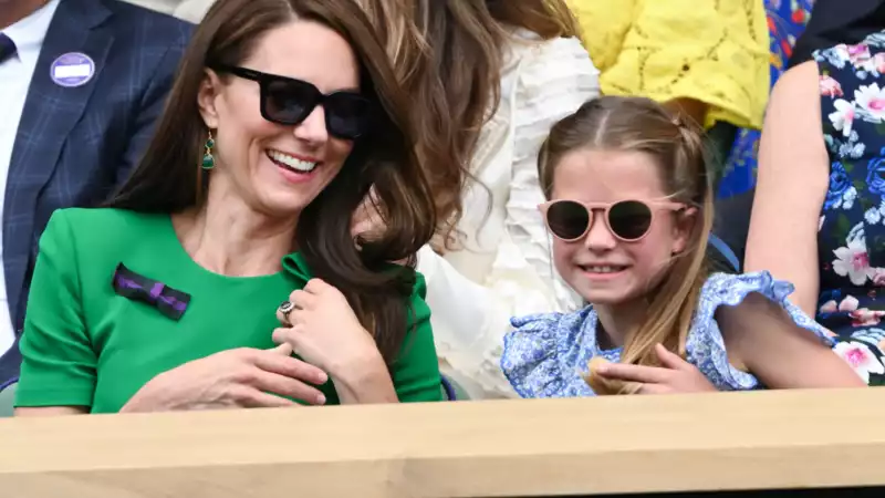 Princess Charlotte Was Princess Kate's "Mini Me" at Wimbledon, Body Language Expert Says