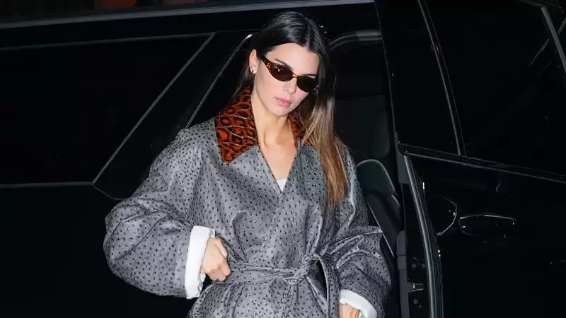 Leopard and leather: Kendall Jenner's lesson in daring party dresses