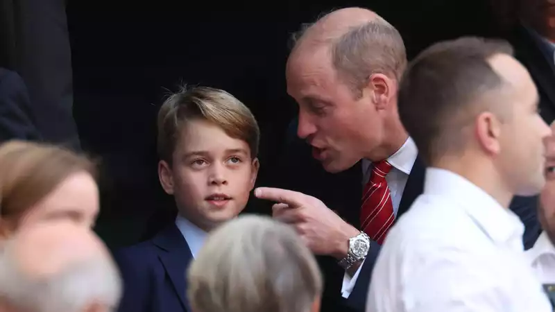 Don't believe the rumors: at last weekend's Rugby World Cup, Prince George was not scolded by his father, Prince William.