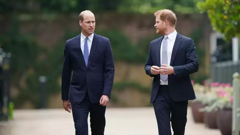 Prince Harry complains that his childhood bedroom is "much smaller and less luxurious" than his brother Prince William's.