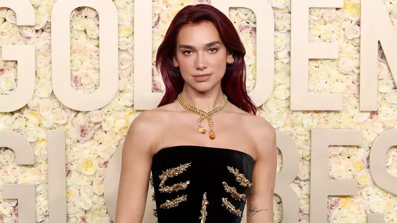 Dua Lipa to Wear Velvet Schiaparelli Custom Gown to Golden Globe Awards