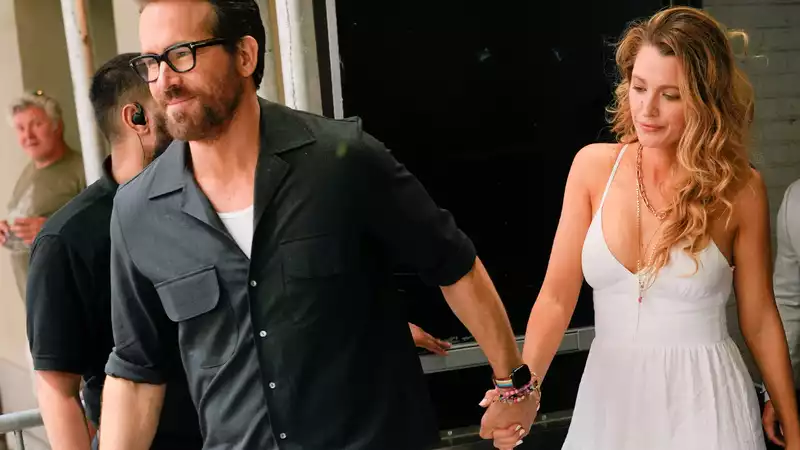 Blake Lively sneaks into the chic New York apartment where she lives with husband Ryan Reynolds