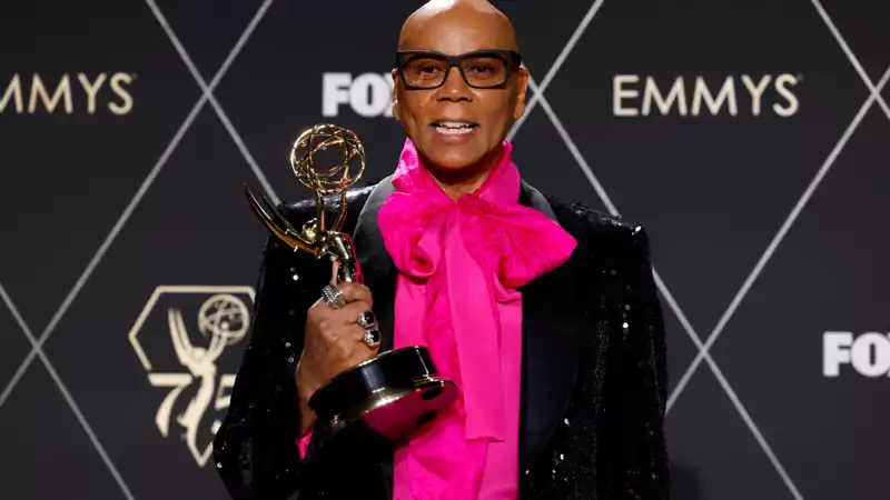 RuPaul's Emmy Award acceptance speech, "Listen to the Drag Queens," he enthused.