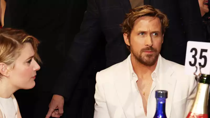 Ryan Gosling's reaction to receiving the Critics' Circle Award has become an Internet sensation.